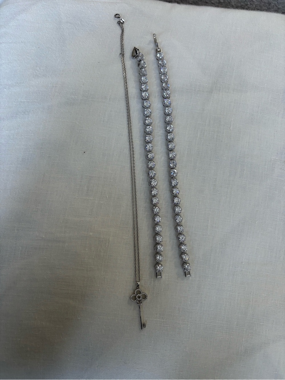 Tiffany-Like Key Necklace and Bracelets